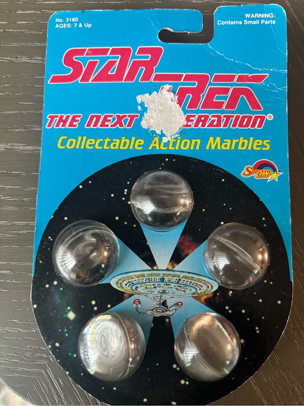 Star Trek The Next Generation Collectable Action Marbles - Clear